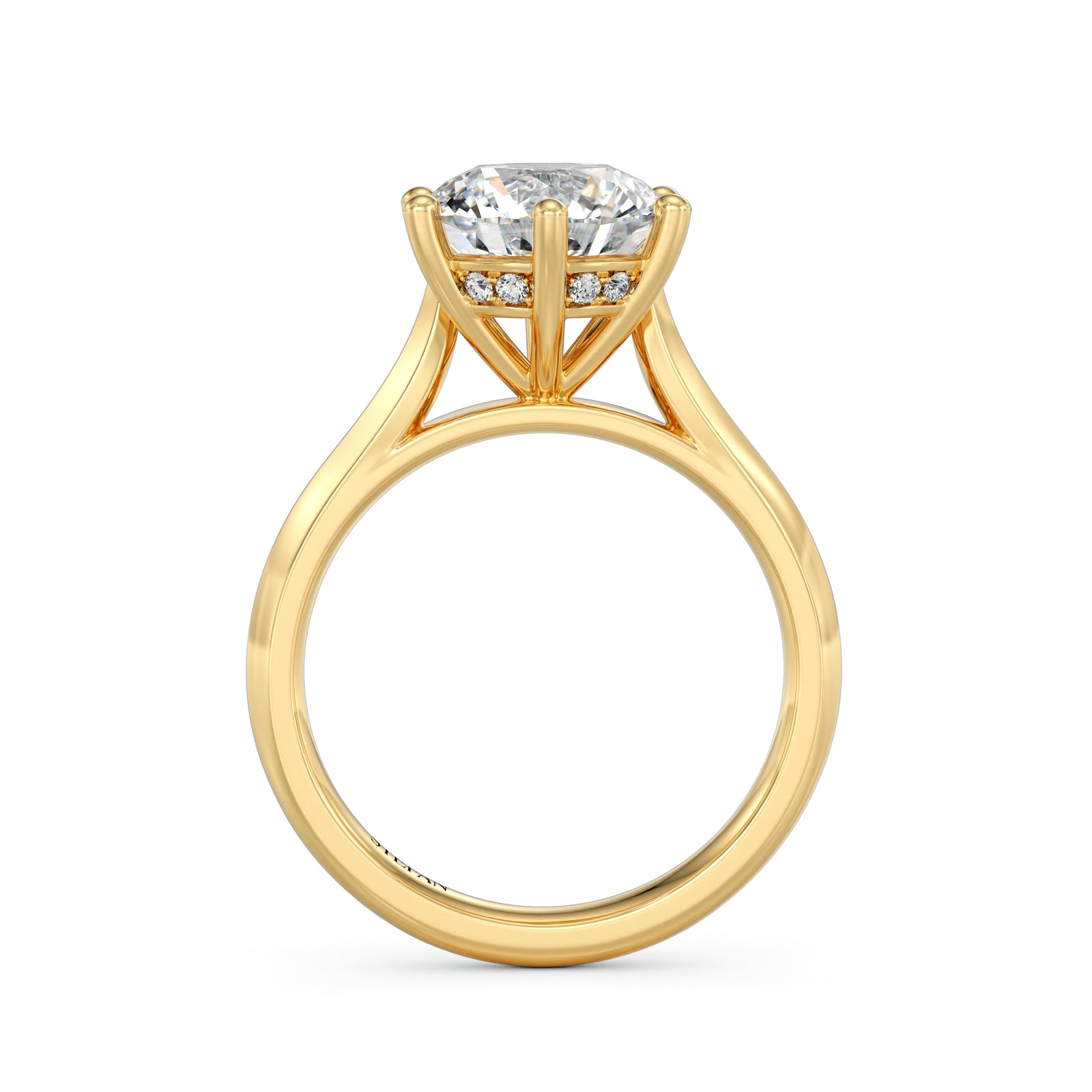 Abigail Round Brilliant Engagement Ring