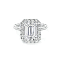 Zara Emerald Cut Engagement Ring
