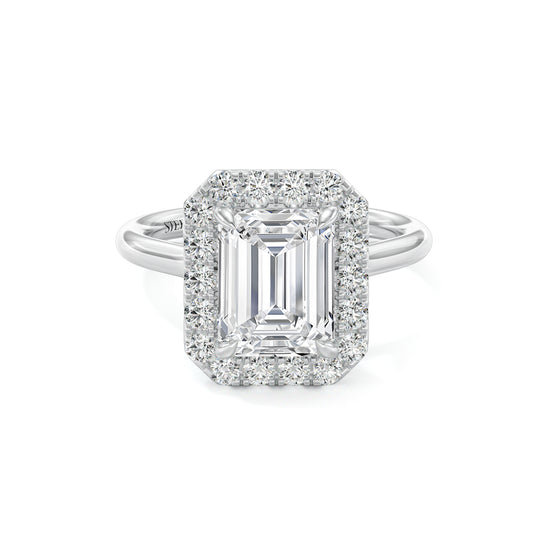 Zara Emerald Cut Engagement Ring