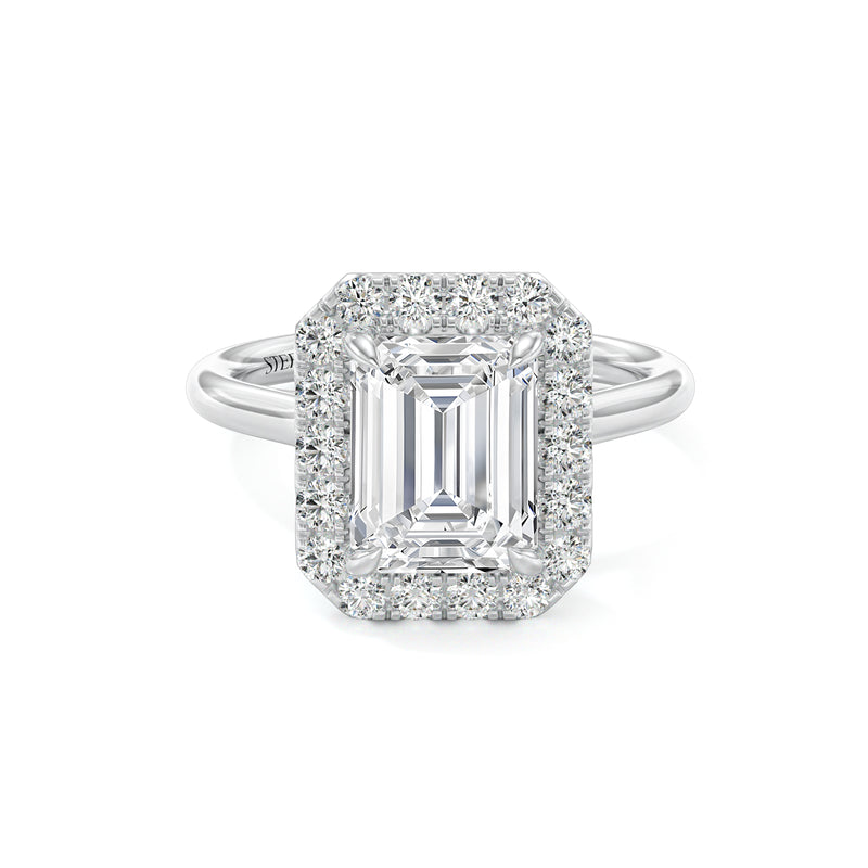 Zara Emerald Cut Engagement Ring