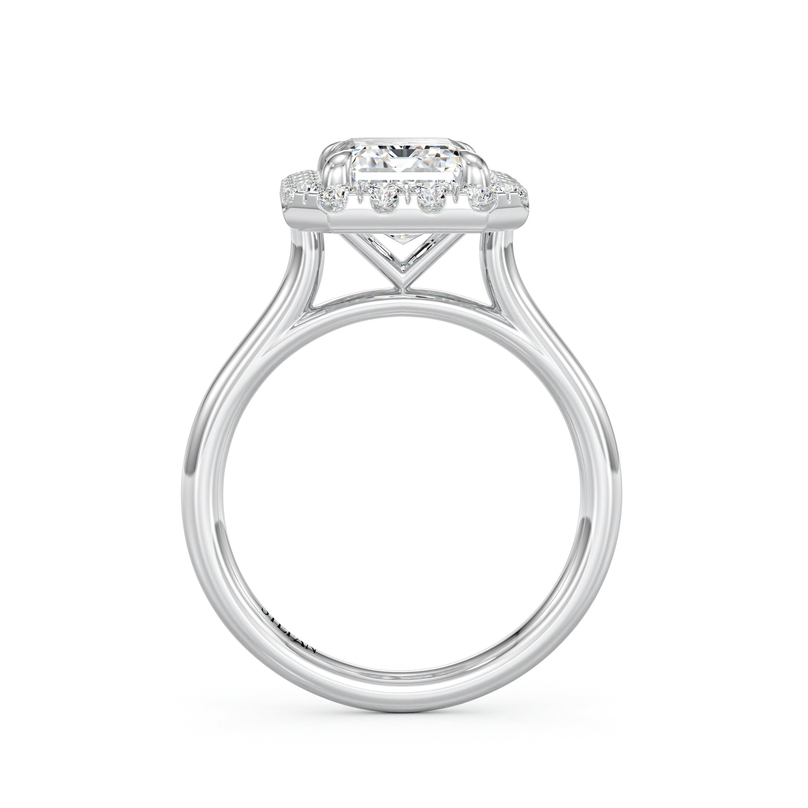 Zara Emerald Cut Engagement Ring