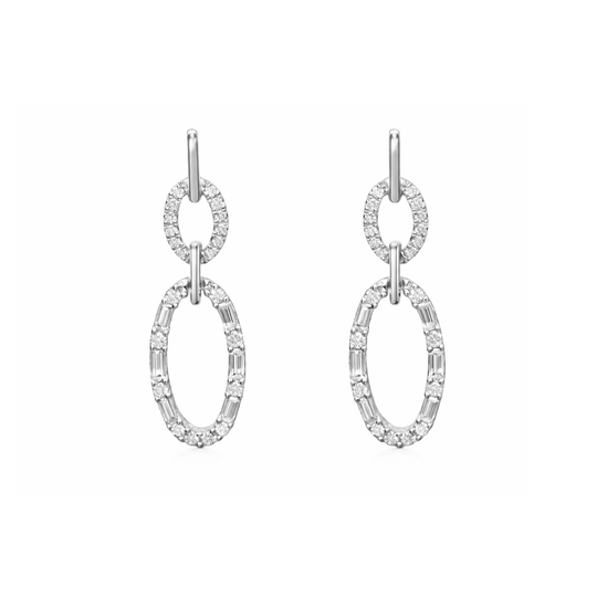 Oblong Drop Earrings