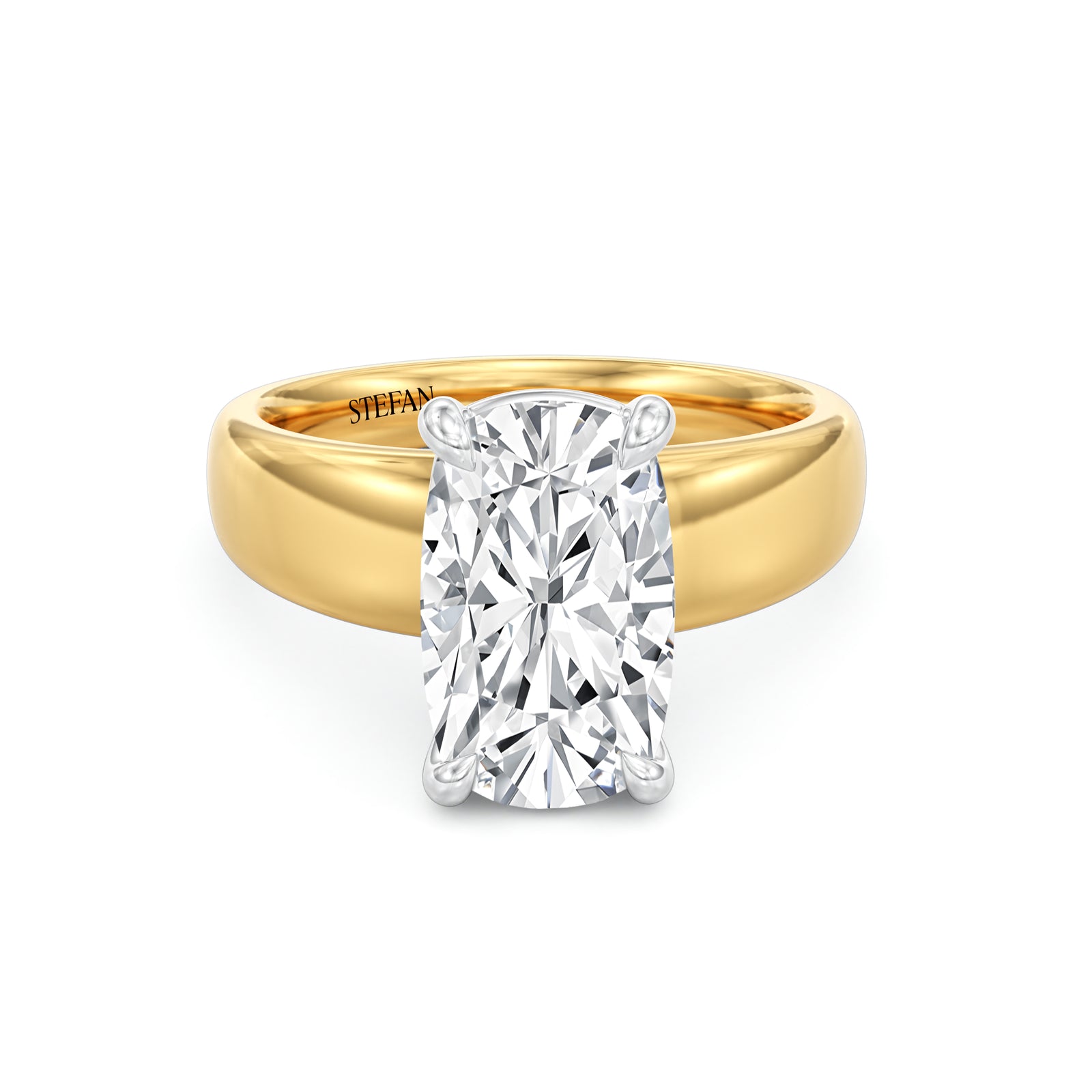 Verity Cushion Cut Engagement Ring