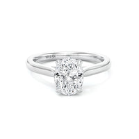 Tulip Oval Brilliant Engagement Ring