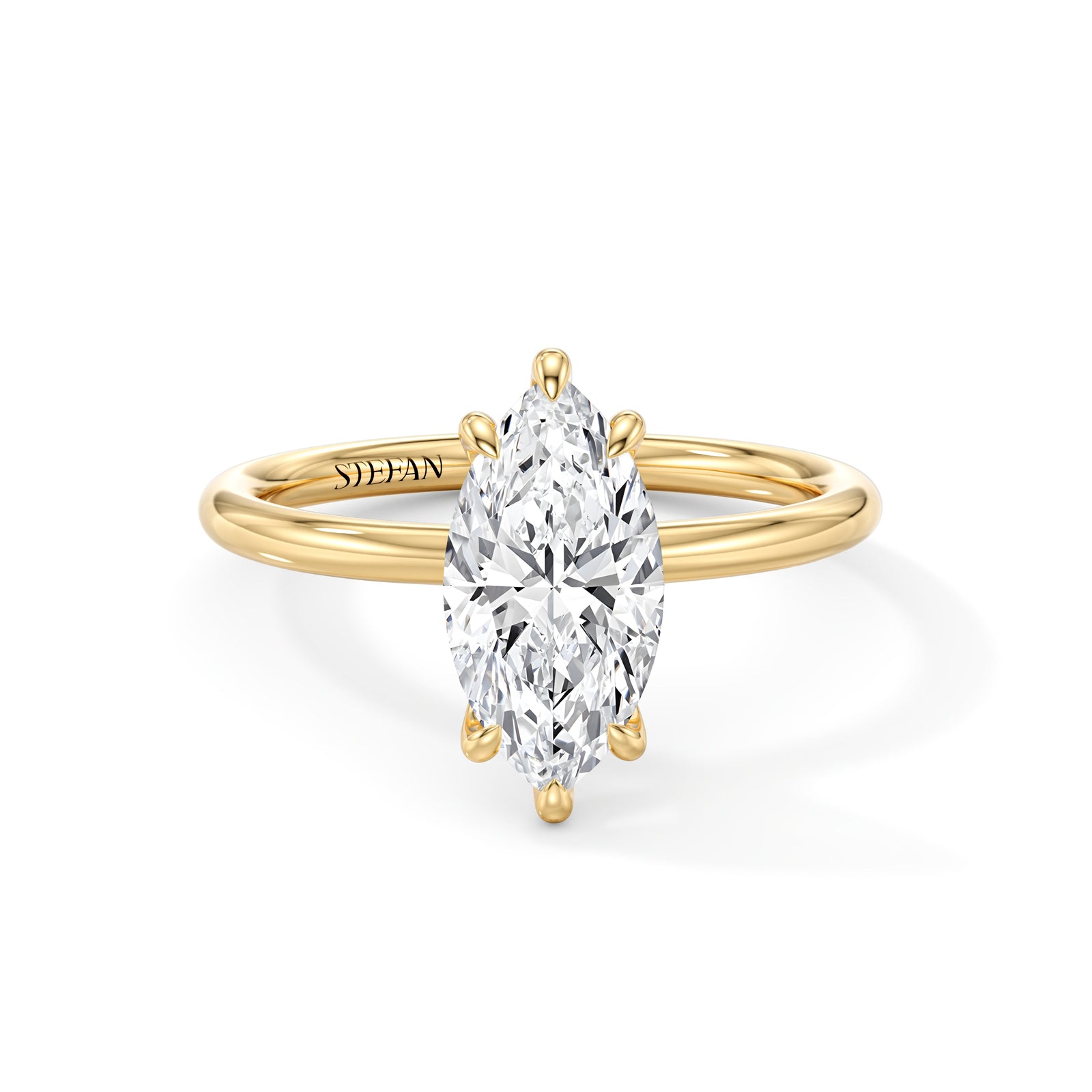 Adria Marquise-Shape Engagement Ring