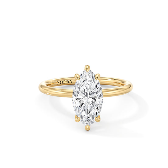 Adria Marquise-Shape Engagement Ring