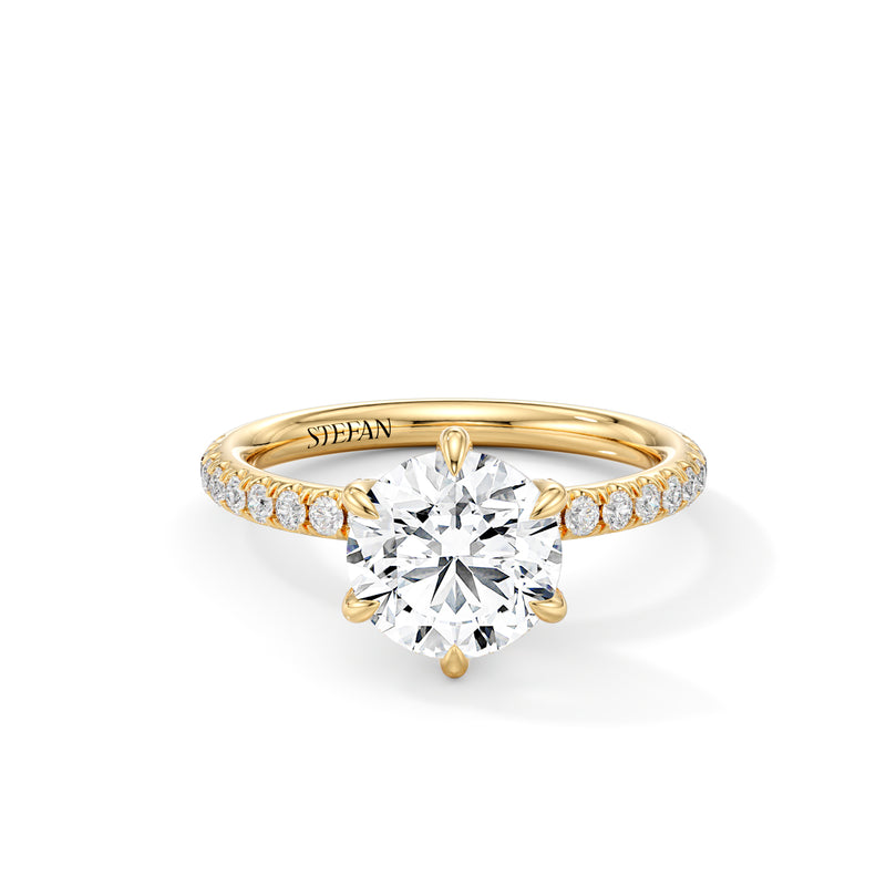 Addison Round Brilliant Engagement Ring