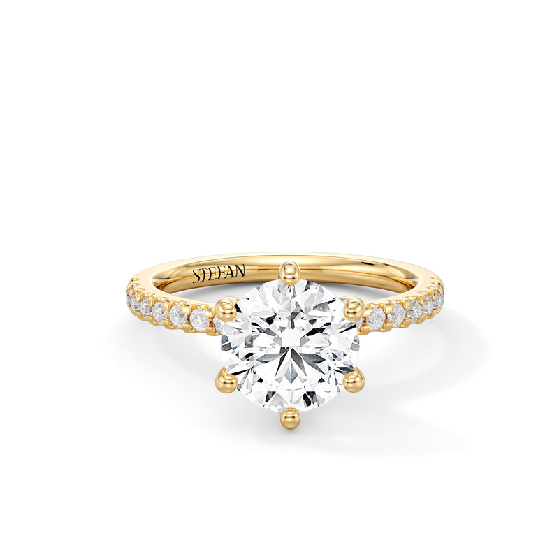 Bella Round Brilliant Engagement Ring