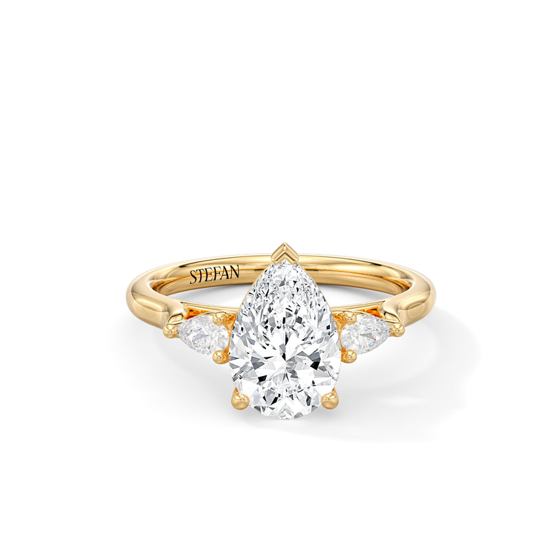 Cleo Pear-Shape Engagement Ring