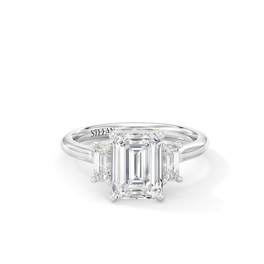 Arianna Emerald Cut Engagement Ring