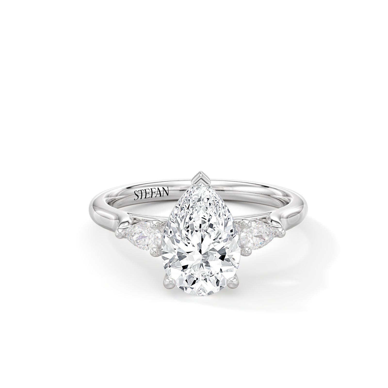 Cleo Pear-Shape Engagement Ring