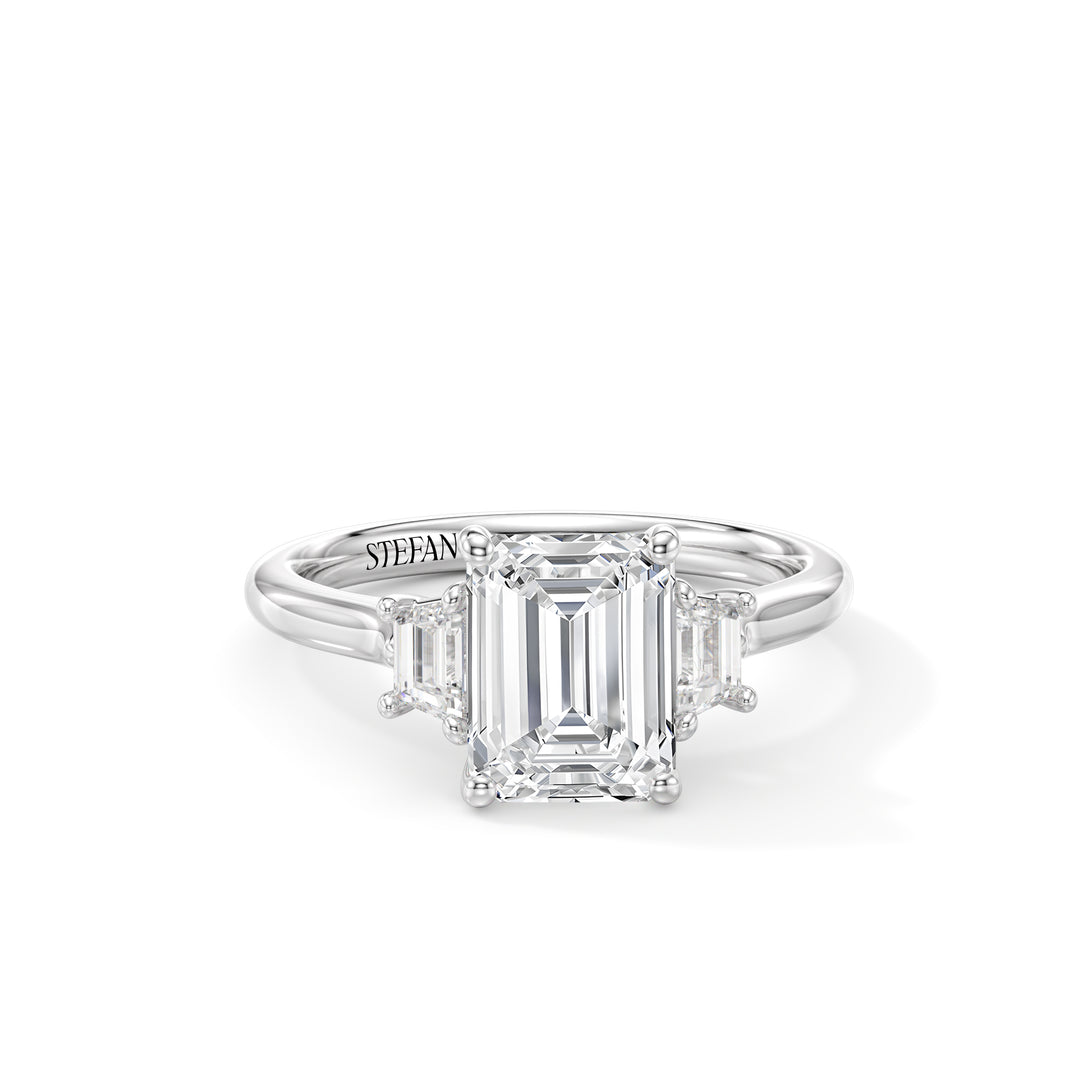 Camilla Emerald Cut Engagement Ring