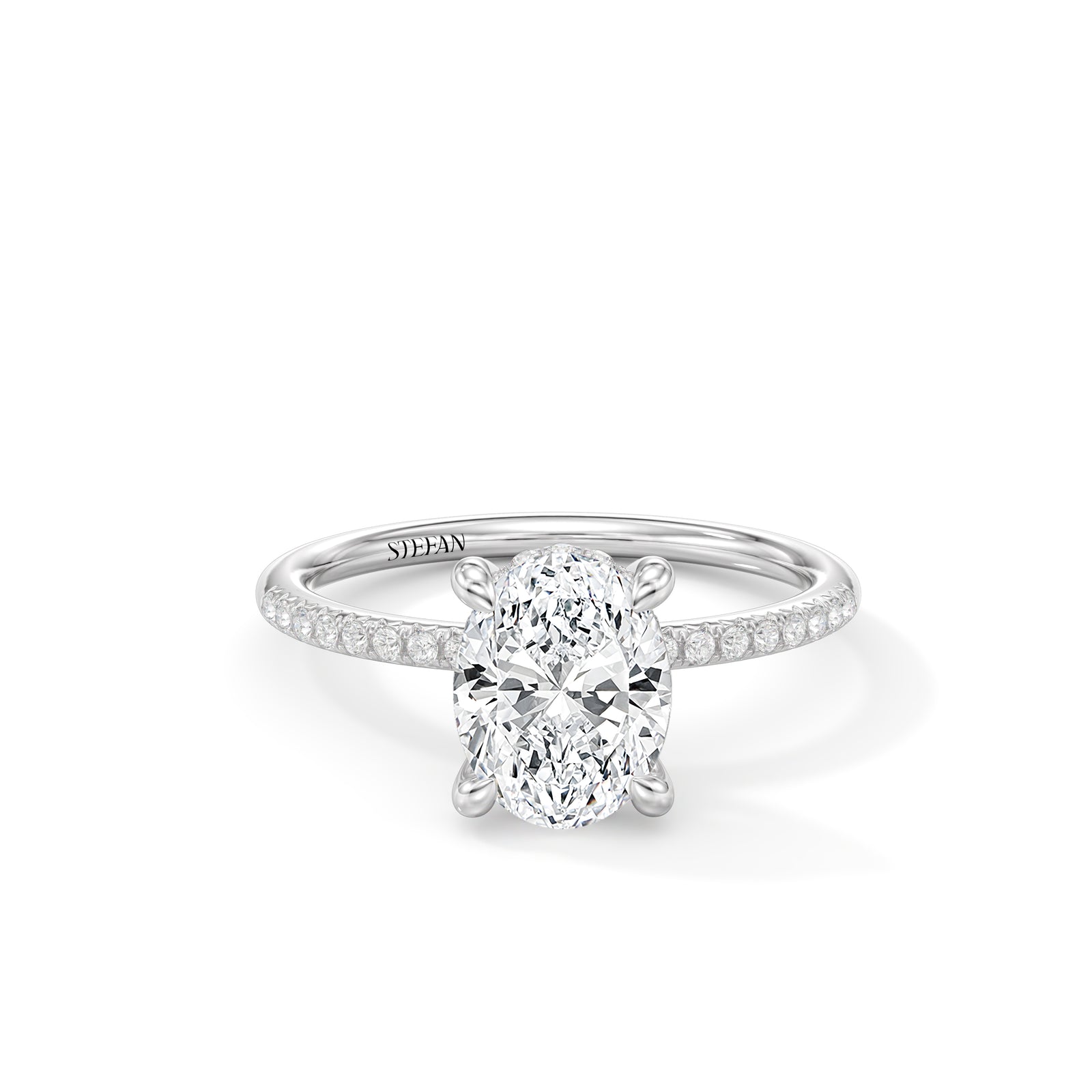 Hayley Oval Cut Engagement Ring