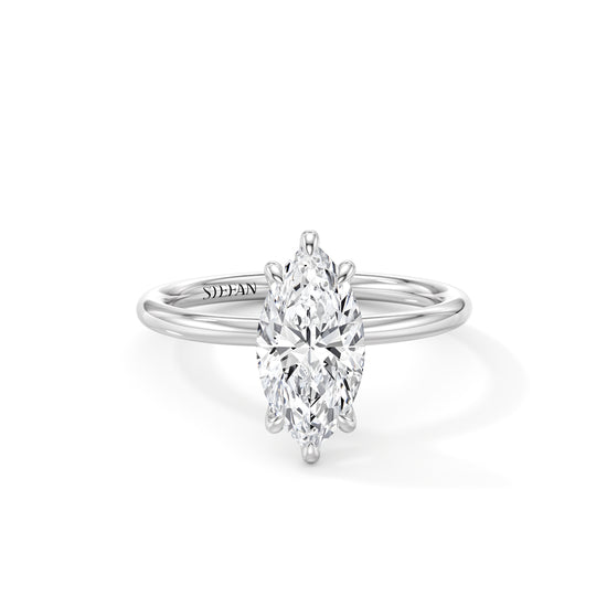 Adria Marquise-Shape Engagement Ring