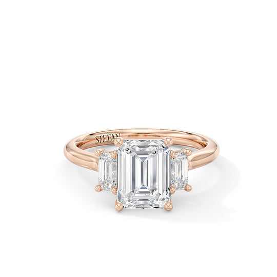 Arianna Emerald Cut Engagement Ring