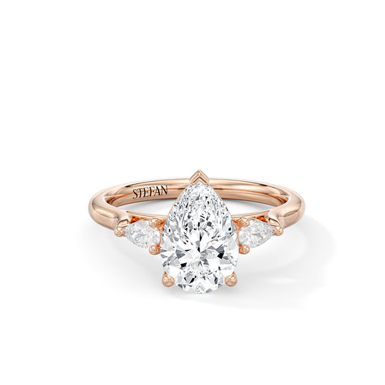 Cleo Pear-Shape Engagement Ring