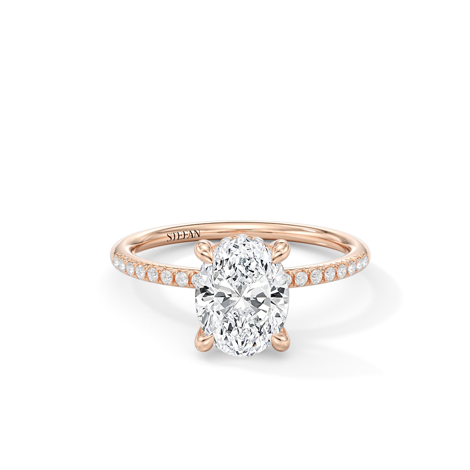 Hayley Oval Cut Engagement Ring