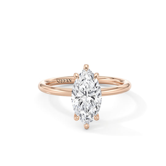 Adria Marquise-Shape Engagement Ring