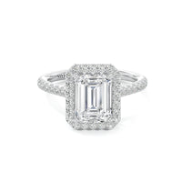 Ophelia Emerald Cut Engagement Ring