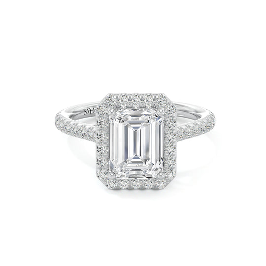 Ophelia Emerald Cut Engagement Ring