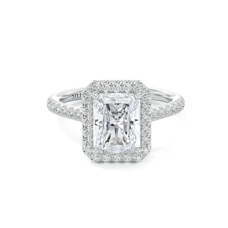 London Radiant Cut Engagement Ring