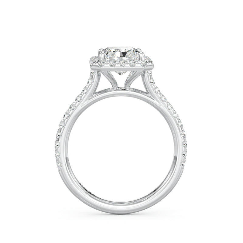 London Radiant Cut Engagement Ring