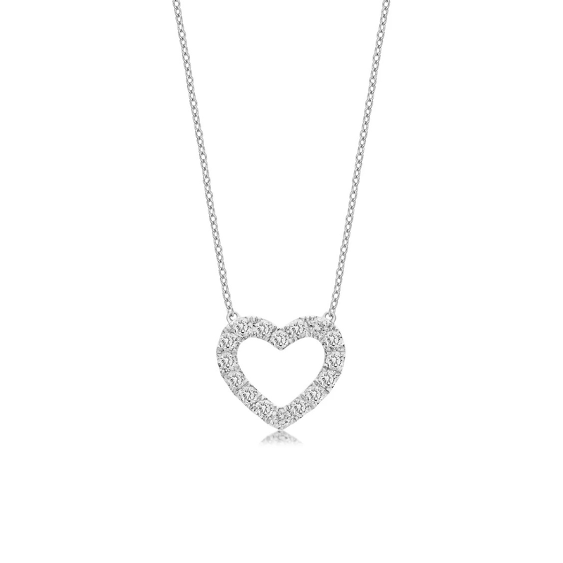 Heart Shape Diamond Pendant