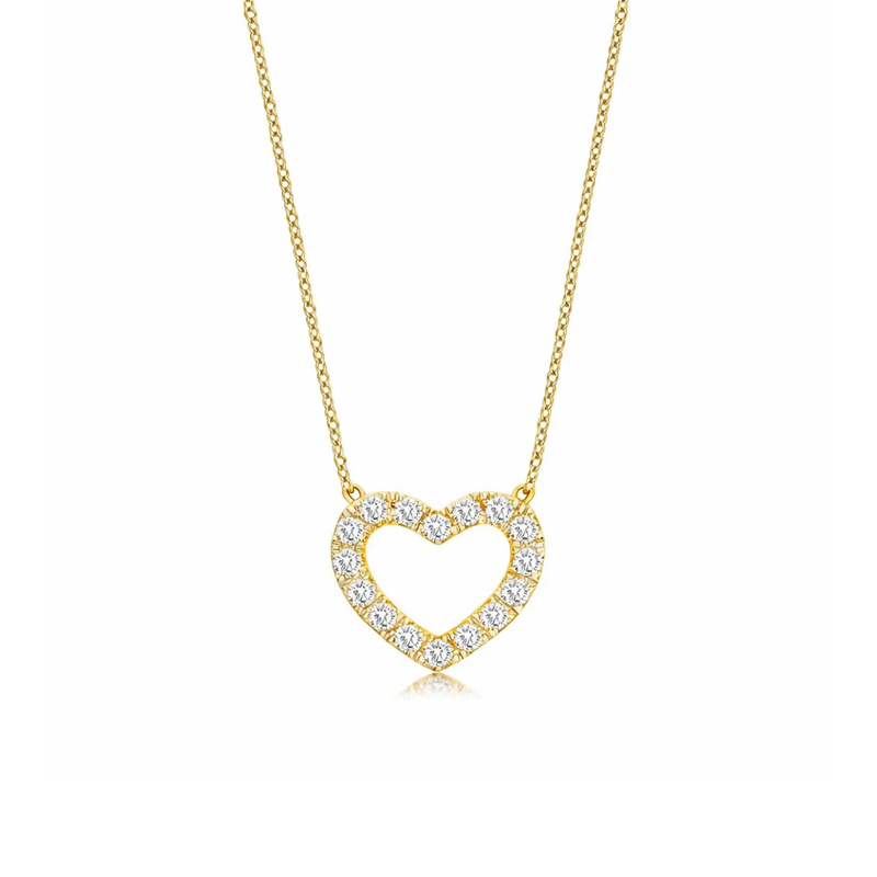 Heart Shape Diamond Pendant