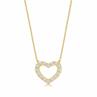 Heart Shape Diamond Pendant
