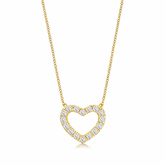 Heart Shape Diamond Pendant