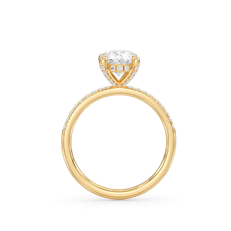 Hayley Oval Cut Engagement Ring