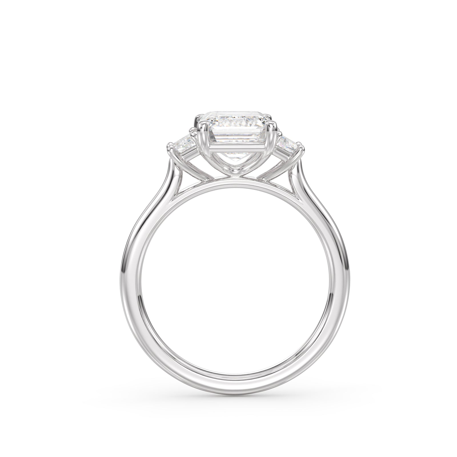 Camilla Emerald Cut Engagement Ring