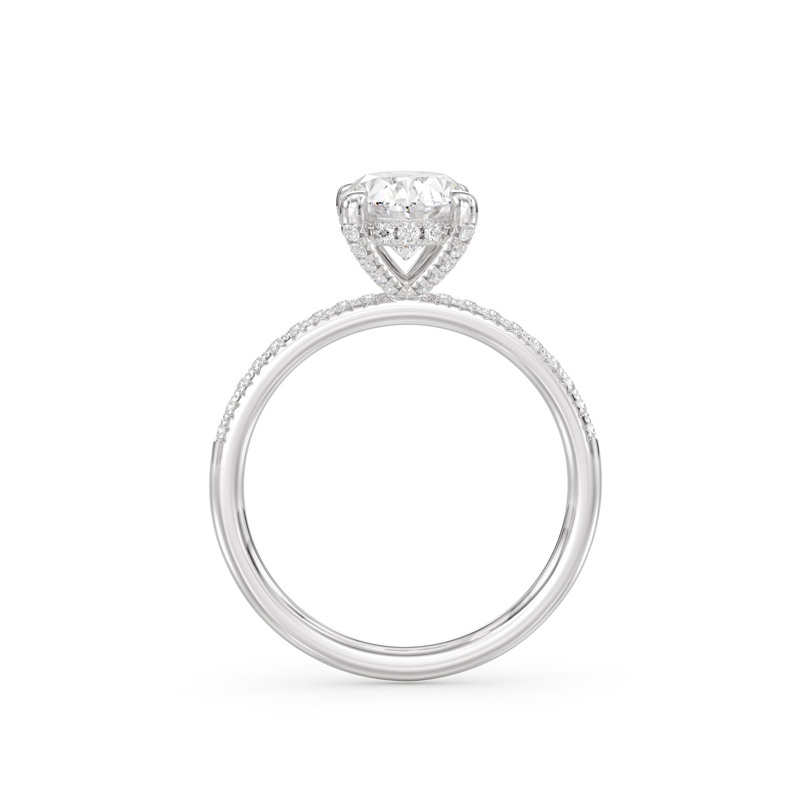 Hayley Oval Cut Engagement Ring