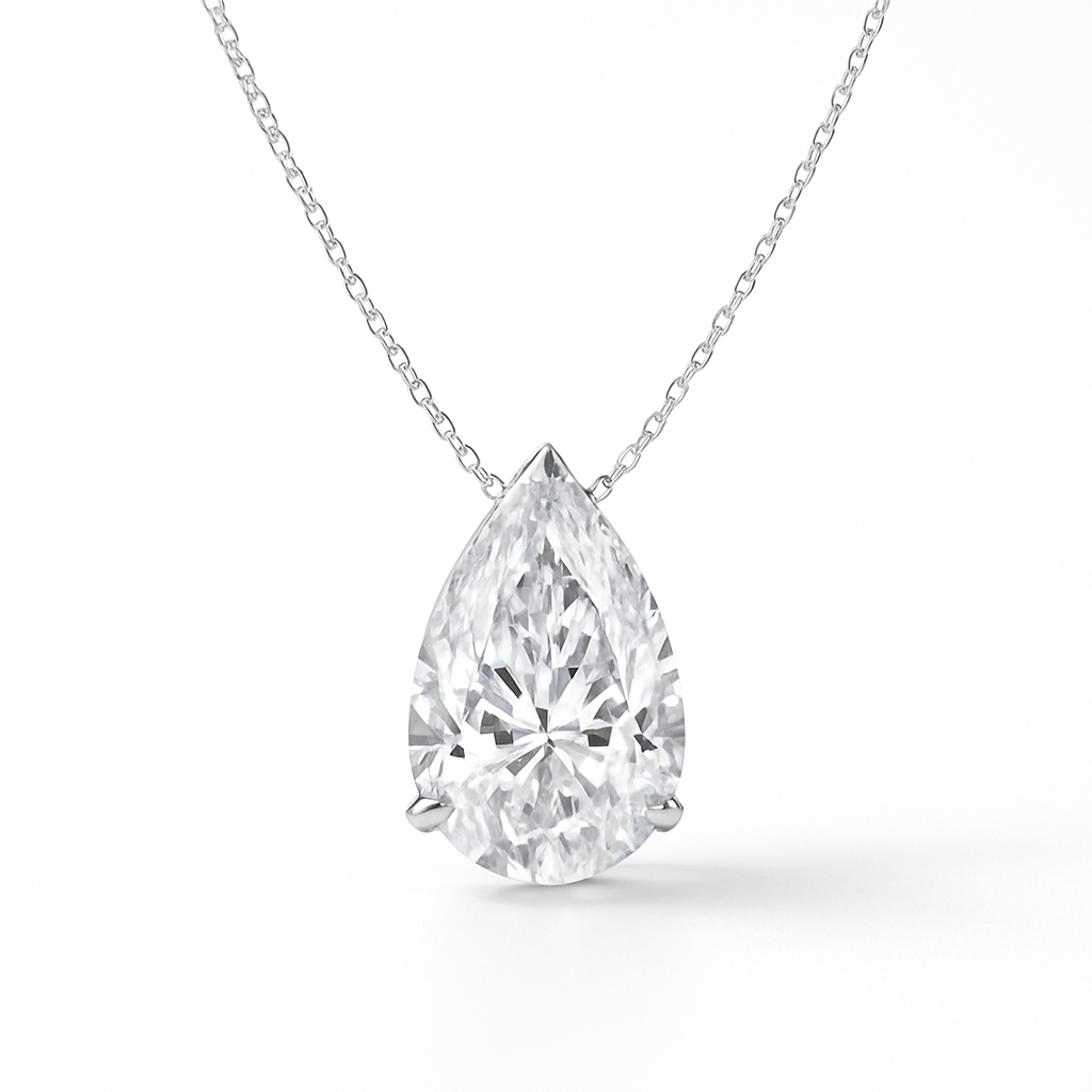 Pear Cut Diamond Pendant