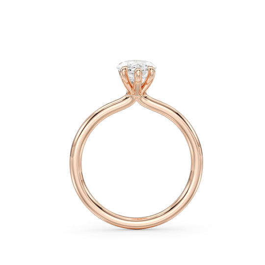 Adria Marquise-Shape Engagement Ring