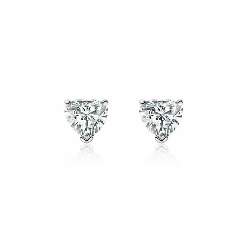 Heart Shaped Stud Earrings
