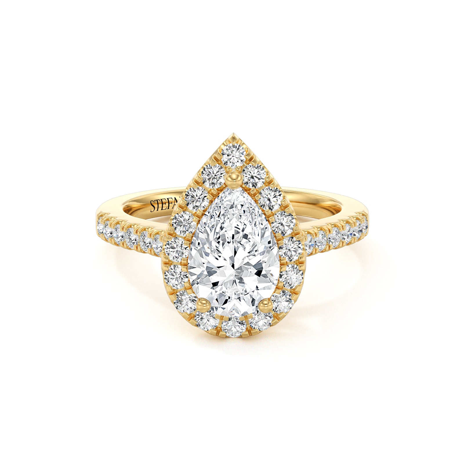 Hannah Pear-Shape Engagement Ring
