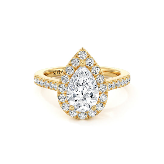 Hannah Pear-Shape Engagement Ring