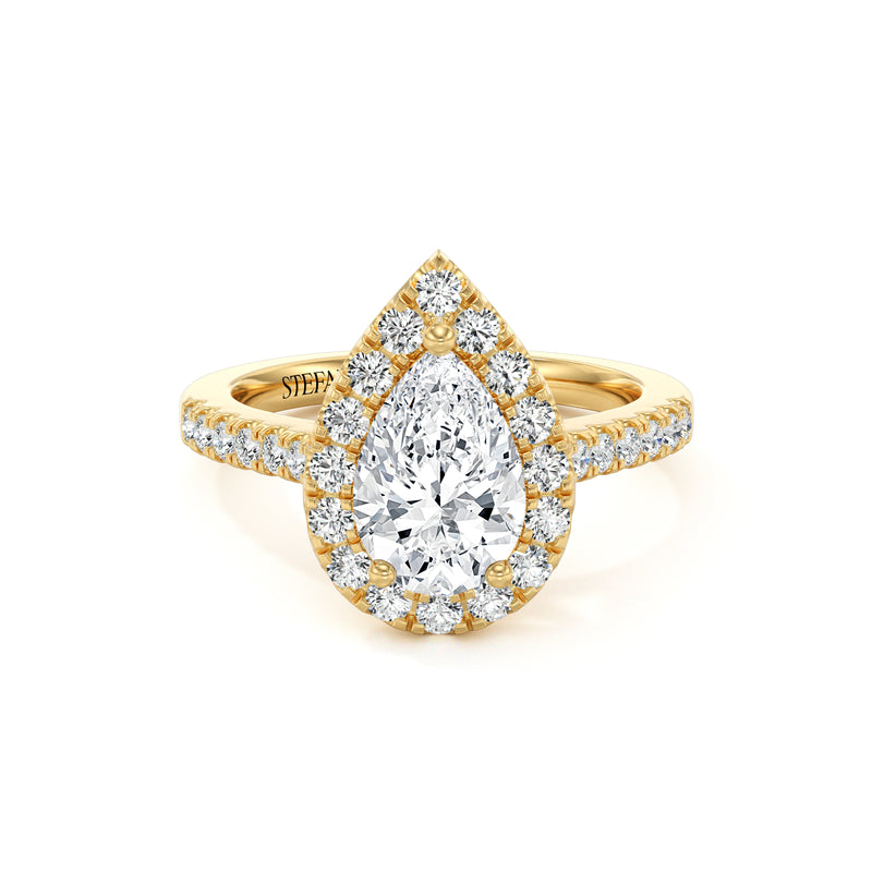 Hannah Pear-Shape Engagement Ring