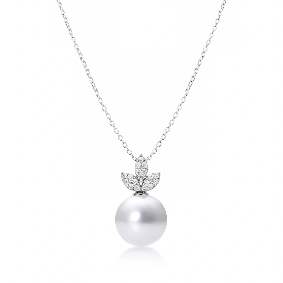 Diamond & South Sea Pearl Pendant