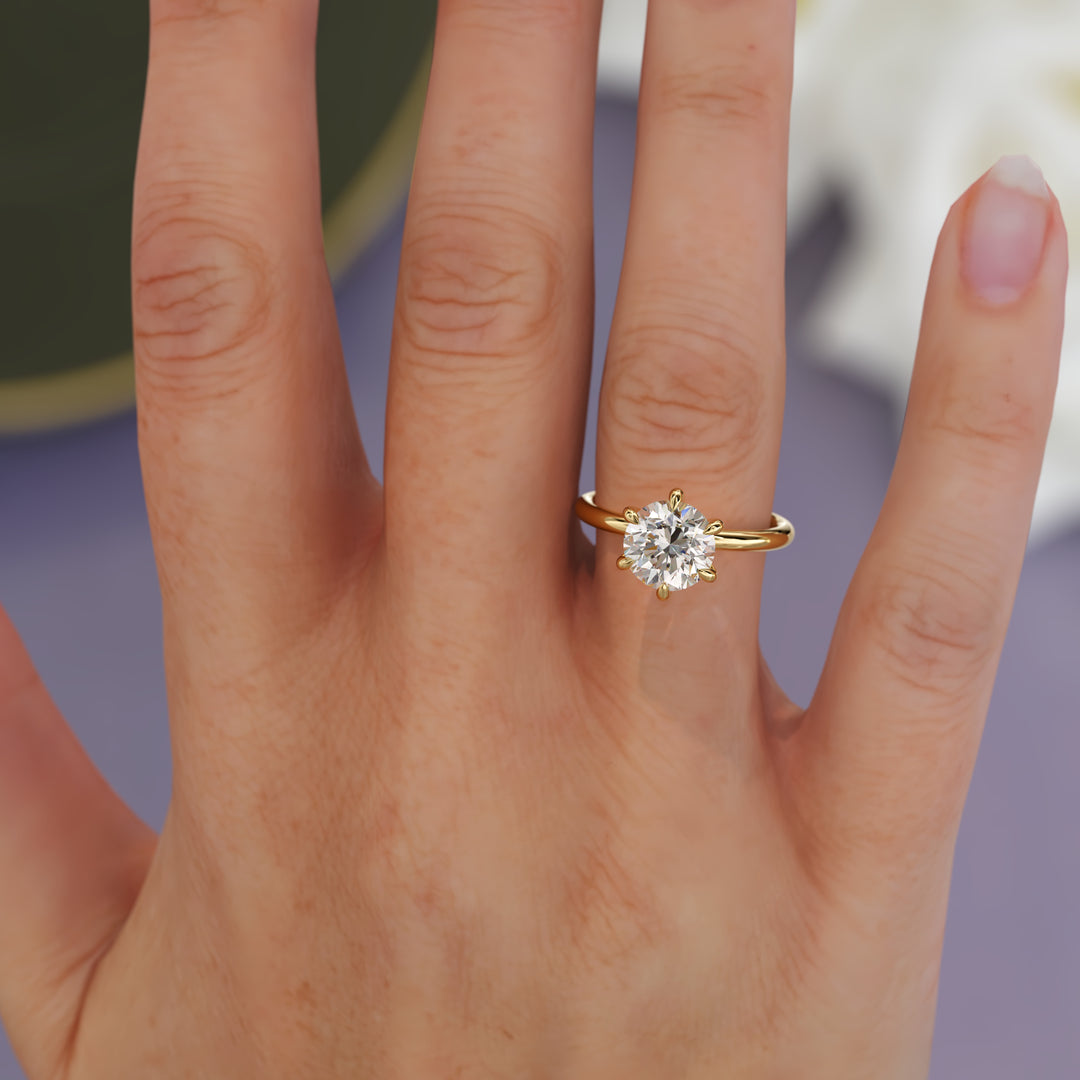 Grace Round Brilliant Engagement Ring