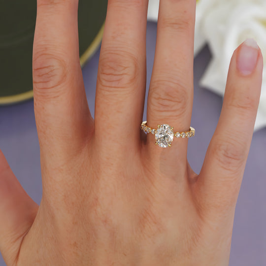 Rita Oval Cut Engagement Ring