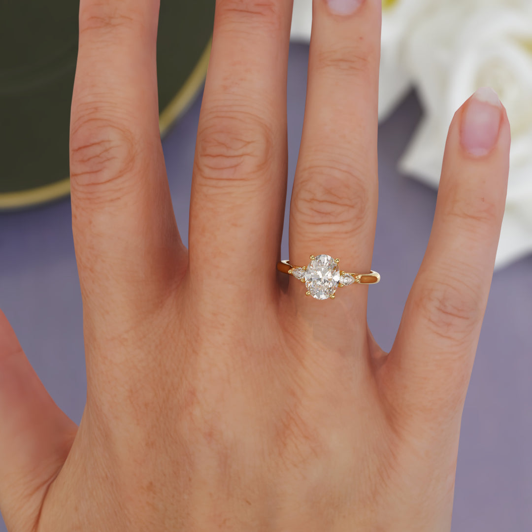 Emelia Oval Cut Engagement Ring