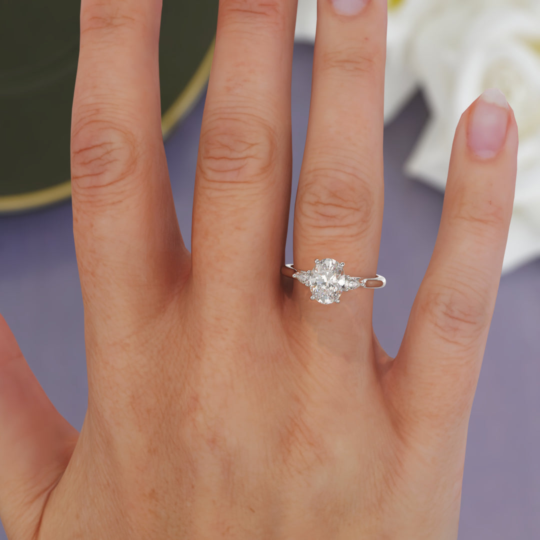 Emelia Oval Cut Engagement Ring