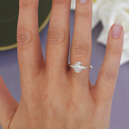 Emelia Oval Cut Engagement Ring