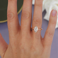 Adria Marquise-Shape Engagement Ring