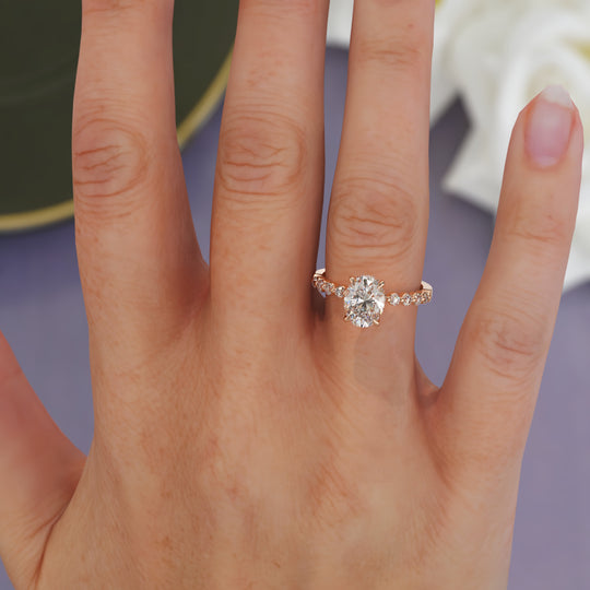 Rita Oval Cut Engagement Ring