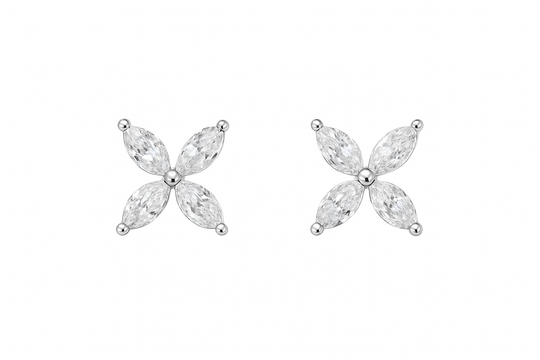 Marquise Diamond Studs