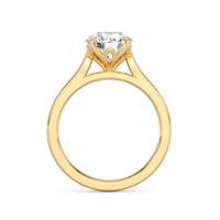 Tulip Round Brilliant Engagement Ring