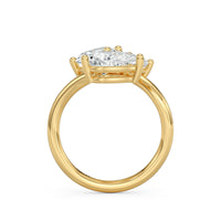Cluster Trilogy Engagement Ring
